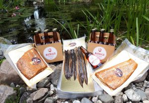 Vaderdag actie: zalm van Smokey and The Grillbandits en bier van Nathals.