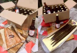 Vaderdag actie: zalm van Smokey and The Grillbandits en bier van Nathals.